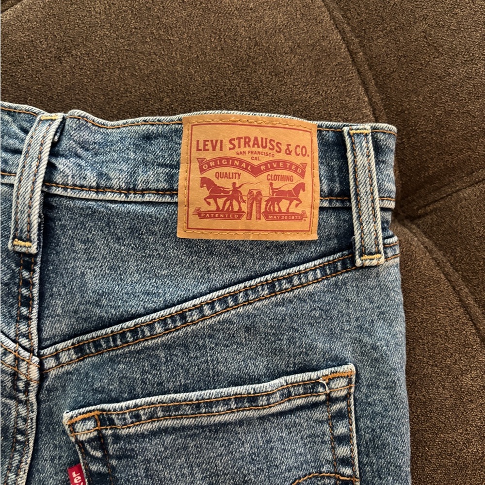 Levi's High Rise Blue Women's Jeans - Picture 5 of 8